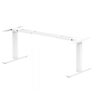 Office Desk Air Electric Height Adjustable White Frame Only