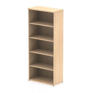 Office Storage 2000 High Open bookcase Maple including Shelves