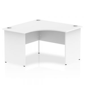 Impulse Panel Leg Corner Desk White