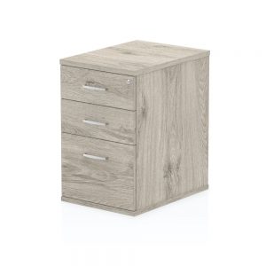 Impulse 3 Drawer Desk High 600 Deep Pedestal