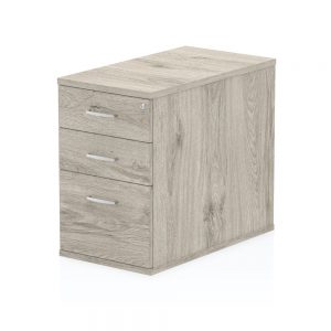 Impulse 3 Drawer Desk High 800 Deep Pedestal