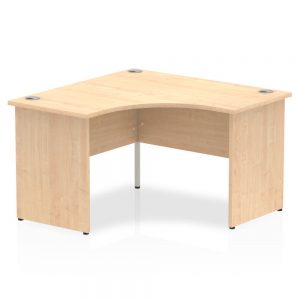 Impulse Panel Leg Corner Desk Maple