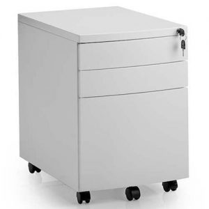 Impulse Steel 3 Drawer Pedestal