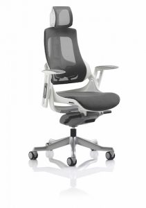 Zure Charcoal Mesh Executive Chair