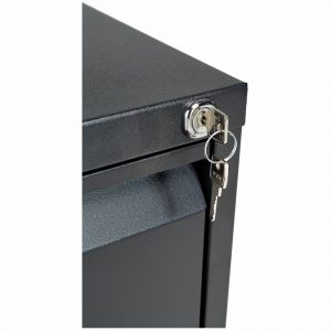 Bisley 4 Drawer Contract Steel Filing Cabinet Black Lock